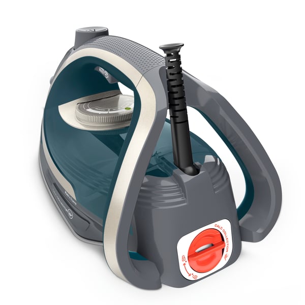 Tefal Ultragliss Anti-Calc Plus FV6842 Dampstrygejern 2800 W Blå, Sølv