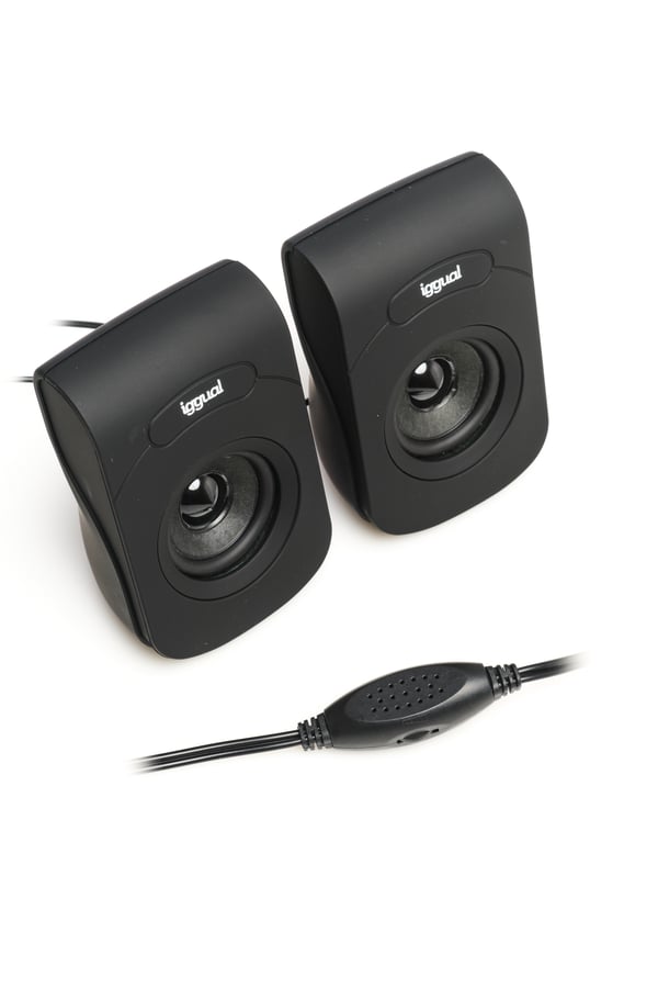 iggual IGG316993 højttaler Sort Ledningsført 3 W