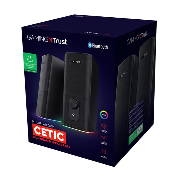 Trust GXT 612 CETIC Svart Kabel & Trådlös 18 W