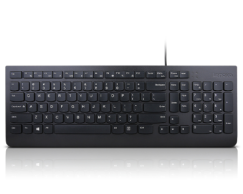 Lenovo Essential tangentbord Universal USB Tjeckisk, Slovakiska Svart