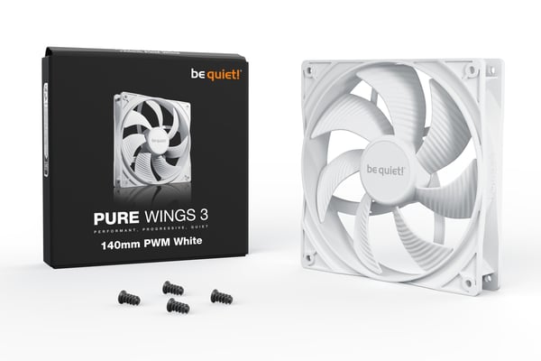 be quiet! Pure Wings 3 140mm PWM White Tietokonekotelo Tuuletin 14 cm Valkoinen 1 kpl