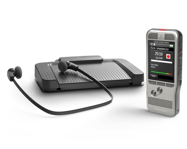 Philips DPM6700/03 transkriberings-/översättningssystem Fotkontrollenhet