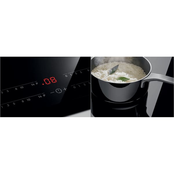 Electrolux EIT81443 Sort Indbygget 80 cm Zone induktionskogeplade 4 zone(s)