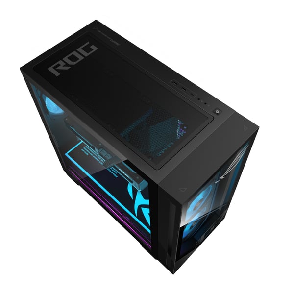 ASUS ROG G700 GM700TZ-R9800X283W AMD Ryzen™ 7 9800X3D 32 GB DDR5-SDRAM 2 TB SSD AMD Radeon RX 9070 XT Windows 11 Home Tower PC Svart
