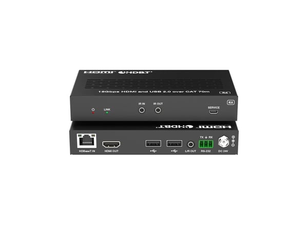 Vivolink VLHUB121-EXT USB grafisk adapter Sort