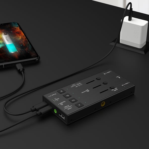 j5create JVA06-N Dubbelt HDMI™-videoinspelningskort