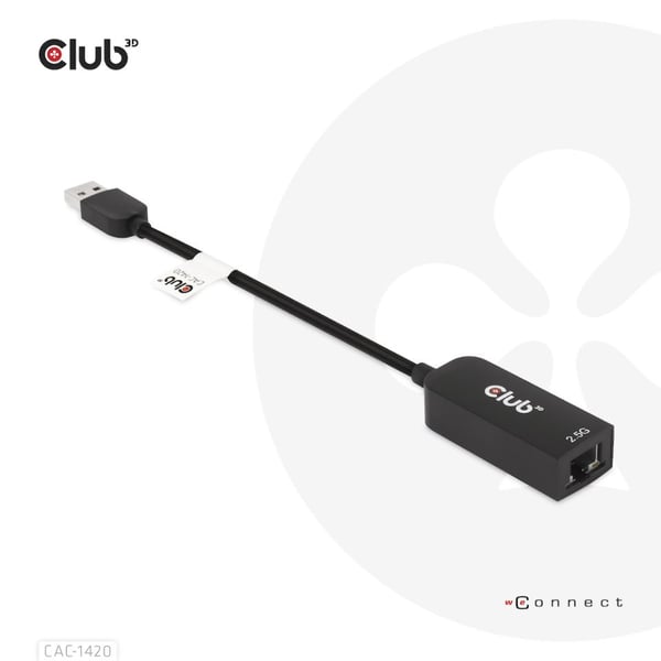 CLUB3D CAC-1420 netværkskort Ethernet 2500 Mbit/s