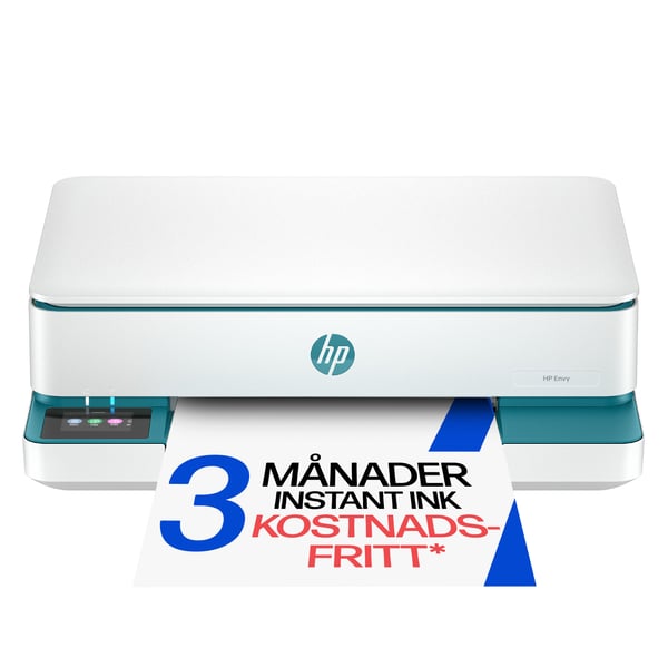 HP ENVY 6122e Trådlöst All-in-One Färg Skrivare, Instant Ink; Fotoutskrift