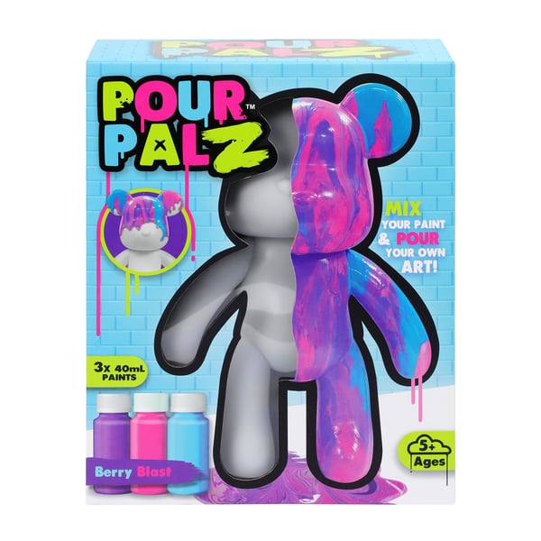 Gear2Play Pour PalZ Large Paint Bear Berry Blast