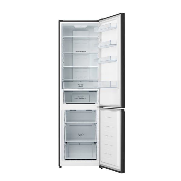 Hisense RB440N4AFE køle-/fryseskab Fritstående 336 L Sort