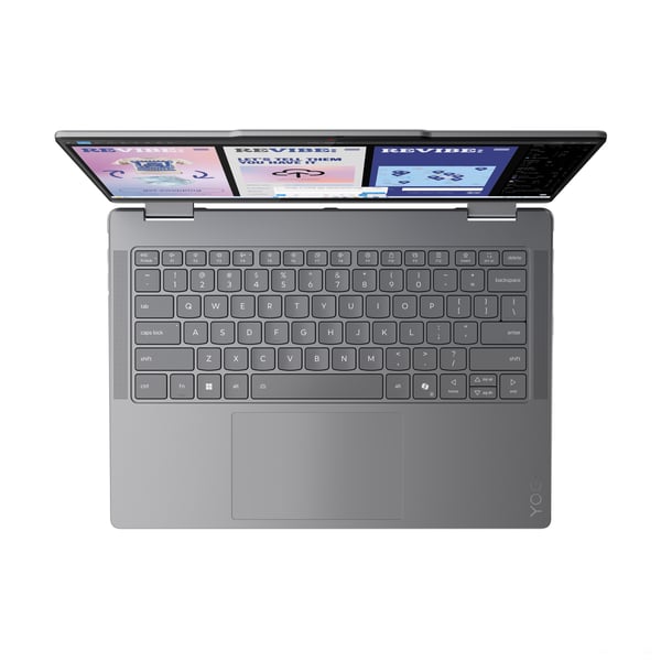 Lenovo Yoga 7 2-in-1 14ILL10 Copilot+ PC Intel Core Ultra 5 226V Hybrid (2-i-1) 35,6 cm (14") Berøringsskærm WUXGA 16 GB LPDDR5x-SDRAM 512 GB SSD Wi-Fi 7 (802.11be) Windows 11 Home Grå Italiensk