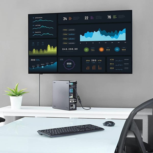 Techly IADAP DP-HDMIF8K videokaapeli-adapteri 0,2 m DisplayPort HDMI-tyyppi A (vakio) Musta