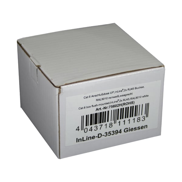 InLine 75602H uttagboxar Vit