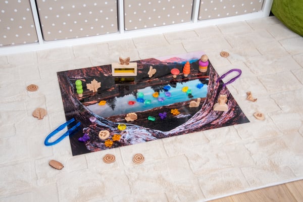 Tickit Lake View A2 Play Mat Flerfarvet Baby legemåtte