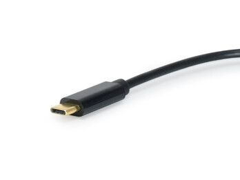 Equip 133469 lydkabel 0,15 m USB C 2 x 3.5mm Sort
