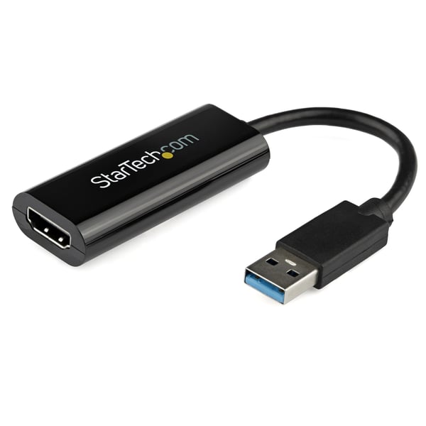 StarTech.com USB32HDES USB grafisk adapter 1920 x 1200 pixel Sort
