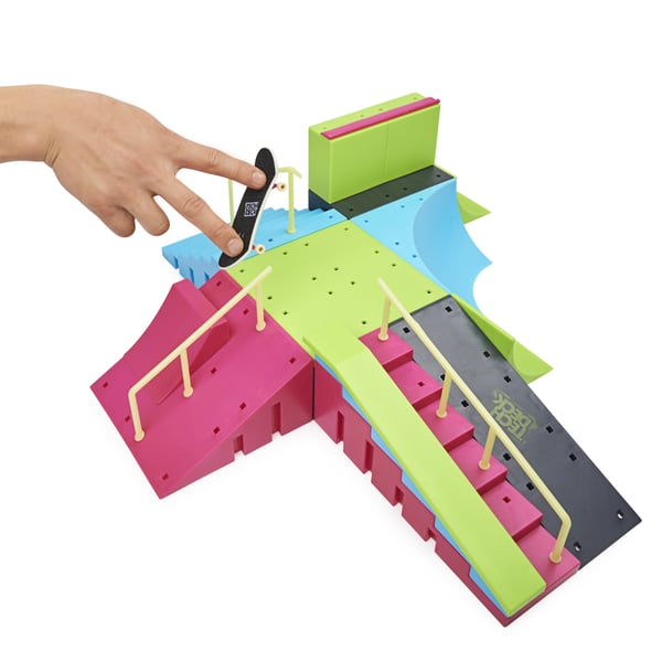 Tech Deck TED ACS XConnectNeonLrgPlayset GML Sormiskeittilautasarja