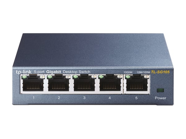 TP-LINK TL-SG105 5-Portars Metall Gigabit Switch TP-LINK TL-SG105 5-Portars Metall Gigabit Switch