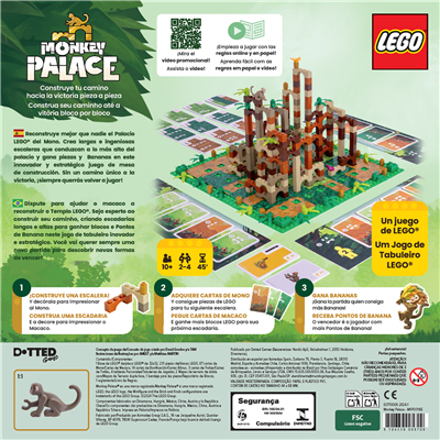 Asmodee Monkey Palace 60 min Kortspel Logik