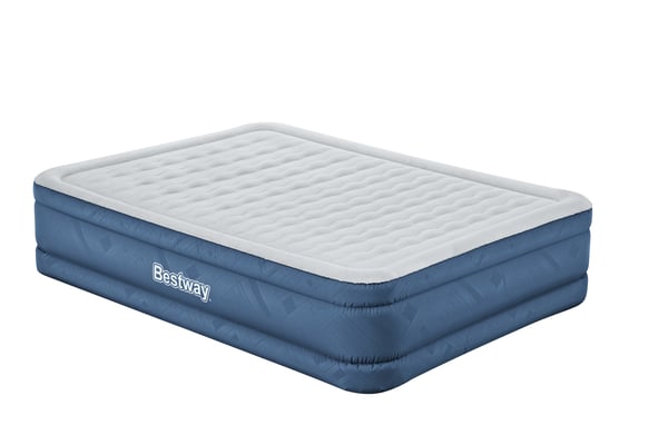 Bestway 69075 / 23 luftmadras Dobbelt madras Blå, Hvid Unisex