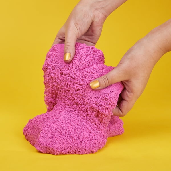 Kinetic Sand KNS RFL 2lb ShmrSdCrystal Pink GML