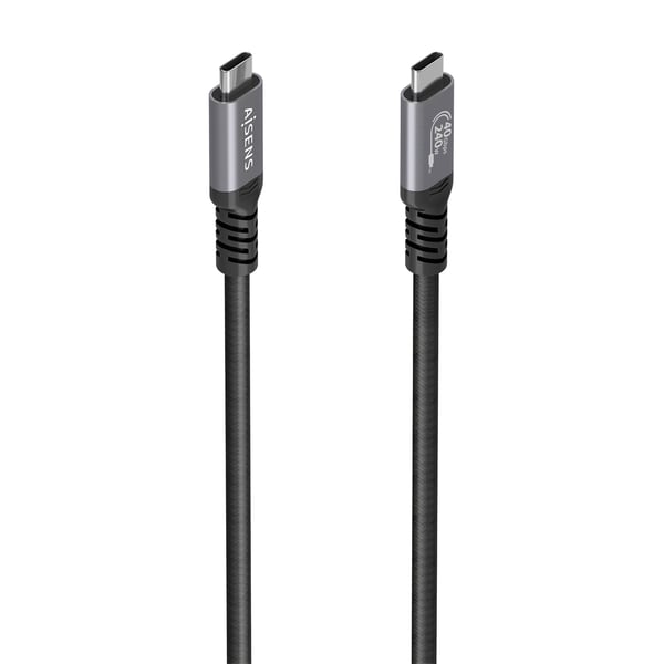 AISENS A156-0995 USB-kabel USB4 Gen 3x2 1,5 m USB C 40 Gbit/sek. 240 W Sort