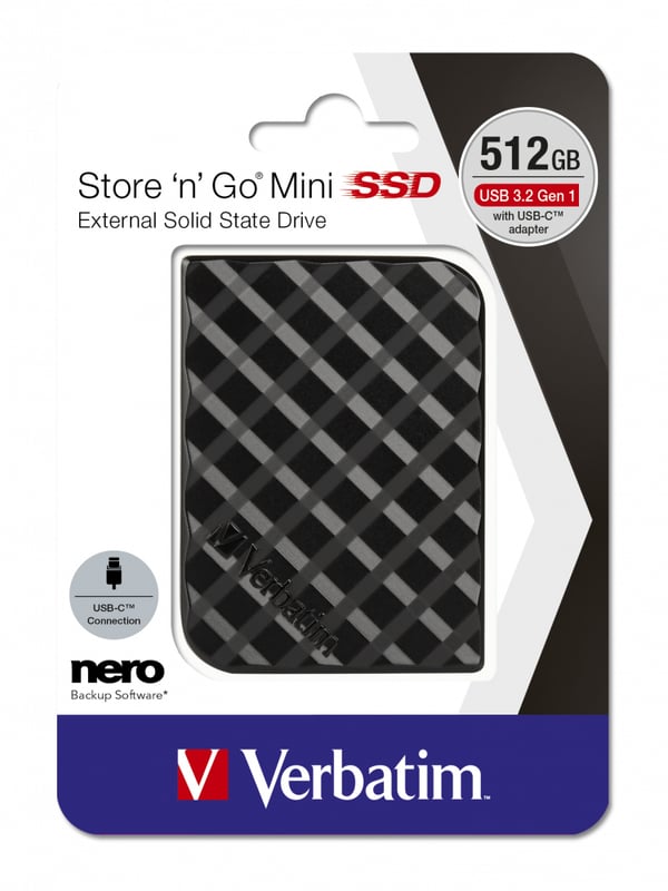 Verbatim Store 'n' Go 512 GB Micro-USB B 3.2 Gen 1 (3.1 Gen 1) Svart