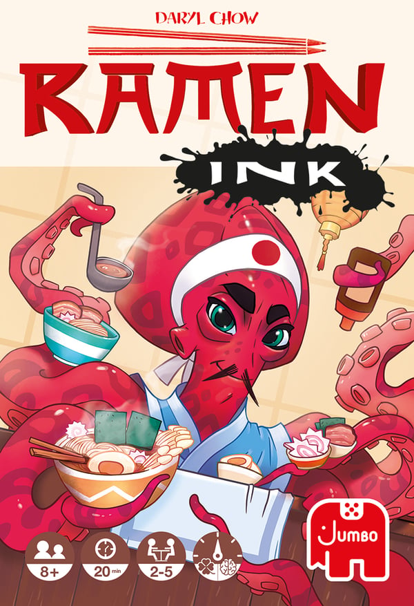 Jumbo Ramen Ink Ramen Ink Dice Game Korttipeli Tuuripeli