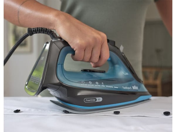 Braun TexStyle 5 Ångstrykjärn Keramisk stryksula 2600 W Svart, Blå