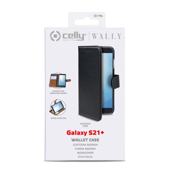 Celly Wally matkapuhelimen suojakotelo 17 cm (6.7") Folio-kotelo Musta, Ruskea