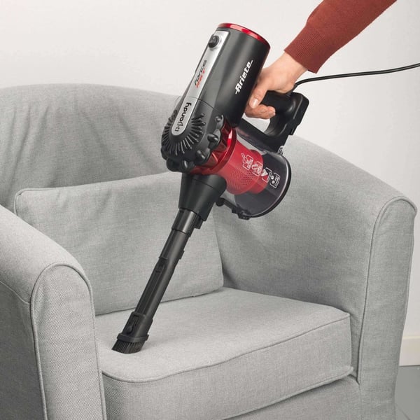 Ariete 2759/11 2-in-1-varsi-imuri AC Kuiva HEPA Pussiton 600 W Musta, Punainen