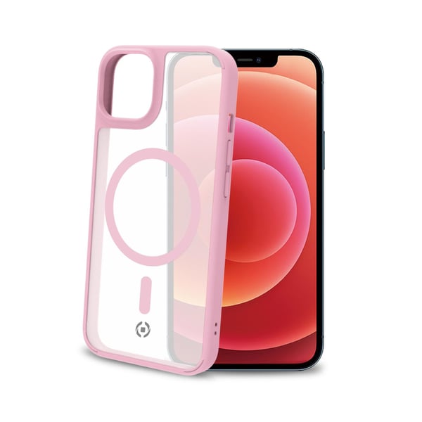 Celly Magmatt mobiltelefonfodral 17 cm (6.7") Mobilskal Rosa, Transparent