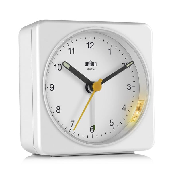 Braun BC03W Kvartsiherätyskello Valkoinen