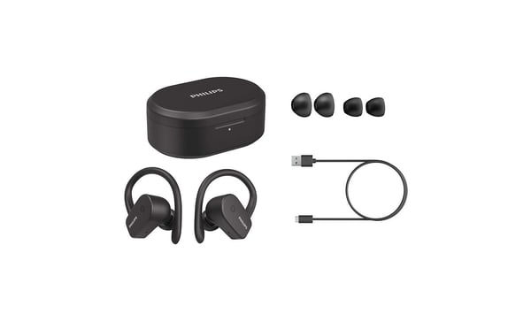 Philips TAA5205BK/00 hovedtelefoner/headset True Wireless Stereo (TWS) Ørekrog, I ørerne Sport Bluetooth Sort