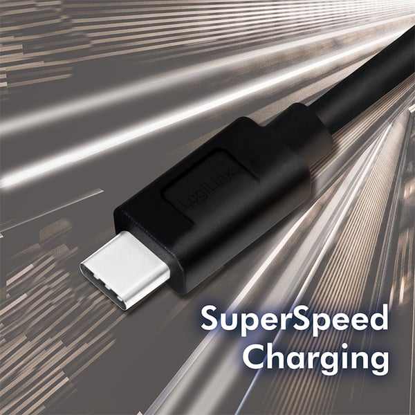 LogiLink CU0169 USB-kabel USB 3.2 Gen 1 (3.1 Gen 1) 1,5 m USB C USB A 5 Gbit/sek. Sort