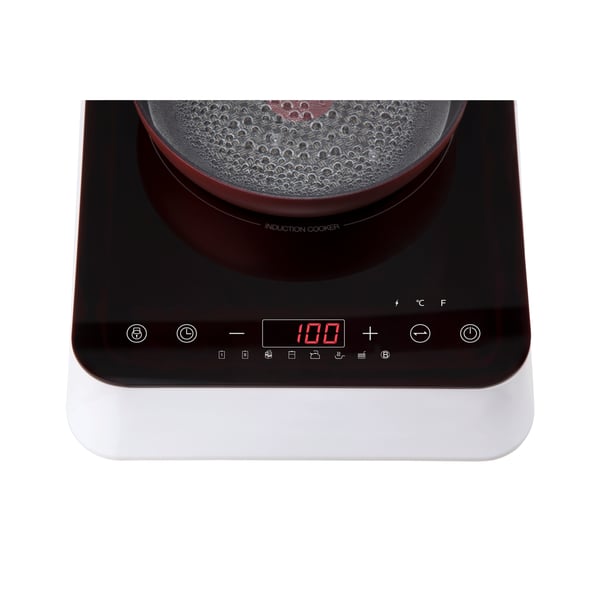 MEDION MD 18490 Svart, Vit Bänkdiskmaskin 29 cm Induktionshäll med zon 1 zone(s)