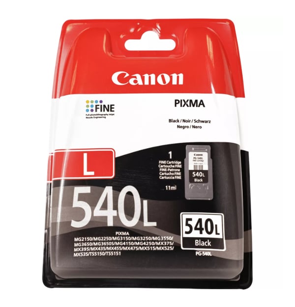 Canon PG-540L mustekasetti 1 kpl Alkuperäinen Musta Canon PG-540L mustekasetti 1 kpl Alkuperäinen Musta