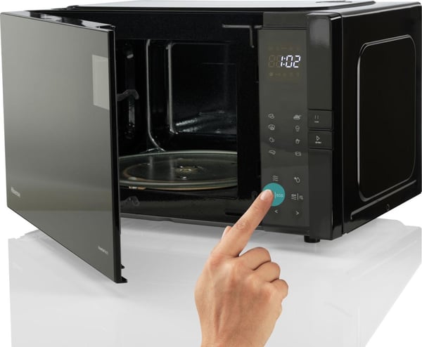 Hisense H25MOBS4HGI Musta Grillimikroaaltouuni Pöytämalli 25 L 900 W