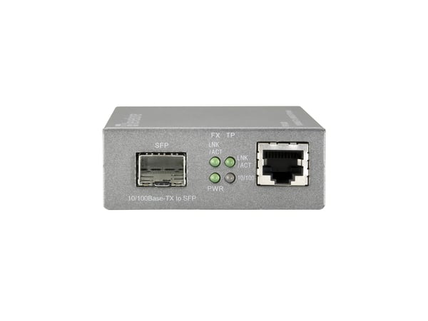LevelOne FVS-3800 netværksomformer til medie 100 Mbit/s Grå
