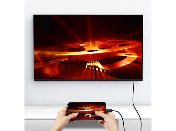 Equip 133417 videokabeladapter 3 m USB Type-C HDMI Typ A (standard) Grå, Svart