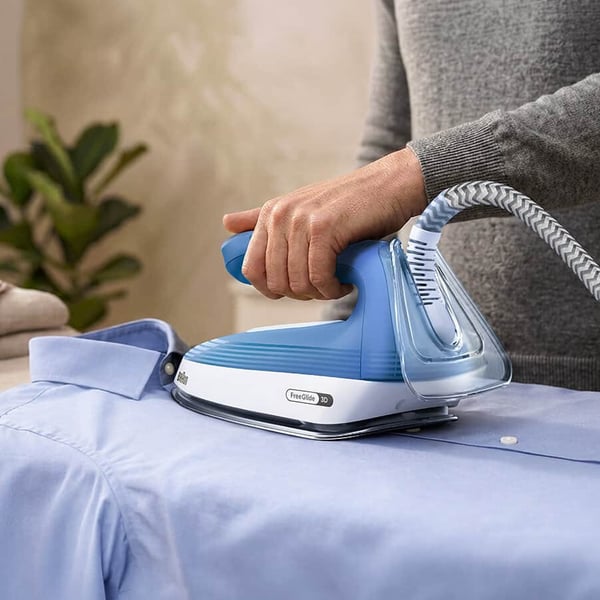 Braun UPStyle 2 IS2745BL Paineistettu höyrysilityskeskus 1,5 L EloxalPlus soleplate Sininen