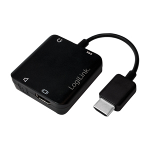 LogiLink CV0106 videokabel adapter 1,42 m Sort
