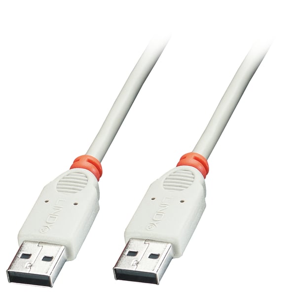 Lindy 41934 USB-kabel USB 2.0 3 m USB A 0,48 Gbit/sek. Grå