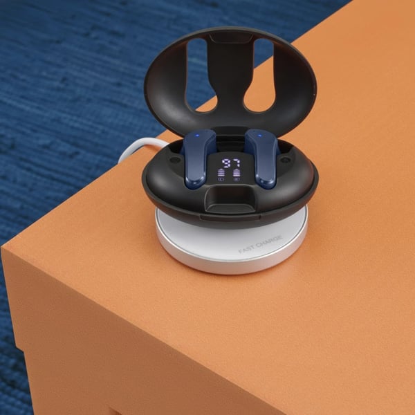 Hama Spirit Unchained Headset True Wireless Stereo (TWS) I ørerne Opkald/musik Bluetooth Sort, Blå