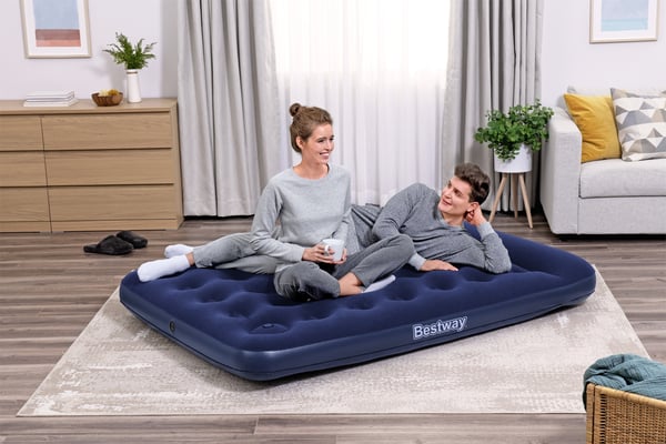 Bestway 67225 / 24 luftmadras Dobbelt madras Blå