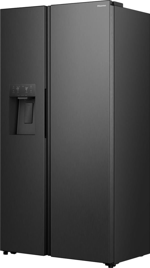 Hisense RS5P528STFE Kombinerad kyl/frys side-by-side Fristående 528 l Svart
