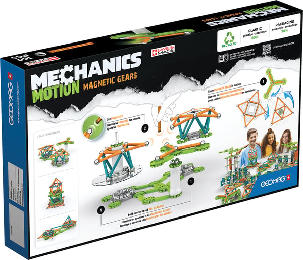Geomag Mechanics Motion RE 3Magnetic Gears Neodymium magnet-legetøj
