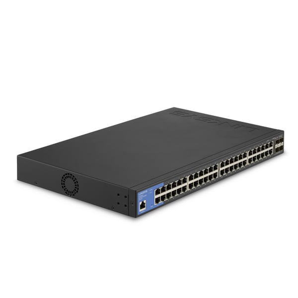 Linksys LGS352C-EU netværksswitch Administreret L3 Gigabit Ethernet (10/100/1000) Strøm over Ethernet (PoE) Sort, Blå