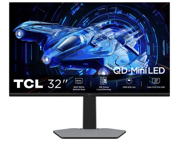 TCL G64 32G64 computerskærm 81,3 cm (32") 2560 x 1440 pixel 2K QLED Grå TCL G64 32G64 computerskærm 81,3 cm (32") 2560 x 1440 pixel 2K QLED Grå