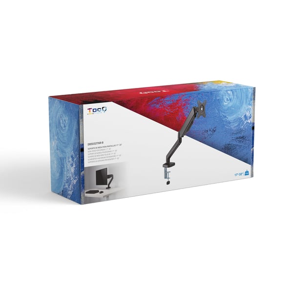 TooQ DB5032TNR-B monitorin kiinnike ja jalusta 81,3 cm (32") Vastaanotto Musta